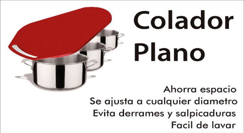 Colador plano