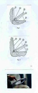 Levantamiento automático del asiento de la tapa WC