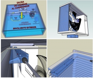 sistema automatico evaporacion condensados