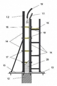 sistema constructivo de chapa ranurada para anclaje