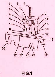soporte para amortiguador de falsos techos