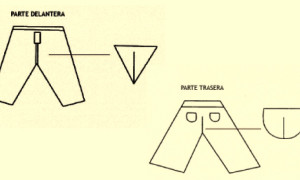 Prenda de ropa con bragueta