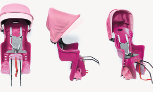 Silla portabebés para bicicleta con sombrilla