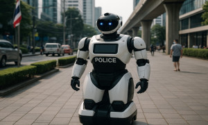 Tailandia da el primer paso hacia la vigilancia del futuro con su robot policía inteligente