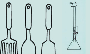 Espátula universal con sistema de rosca