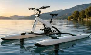 Una bicicleta aquàtica per caminar sobre l’aigua