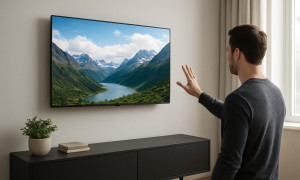 El televisor del futuro que flota sin cables y obedece tus gestos