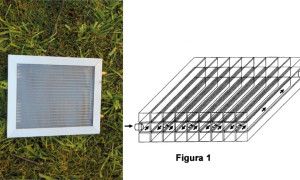 Captador solar térmico de policarbonato transparente