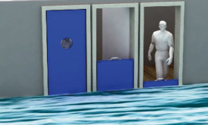 Barrera de protección de entrada de agua en temporales