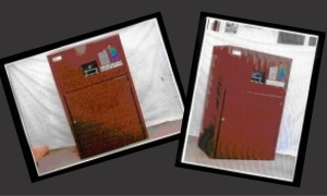 Contenedor-prensa y separador por materiales para latas usadas de bebidas