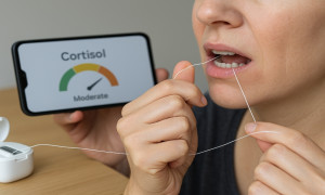 Crean hilo dental inteligente que detecta el estrés en tu saliva mientras cuidas tu sonrisa