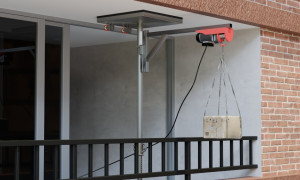 Grúa para obras de reformas domésticas