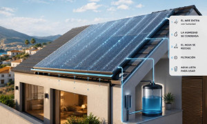 La increíble tecnología que convierte el aire en agua potable