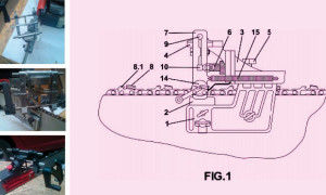 Limadora para el afilado manual de cadenas de corte de motosierras