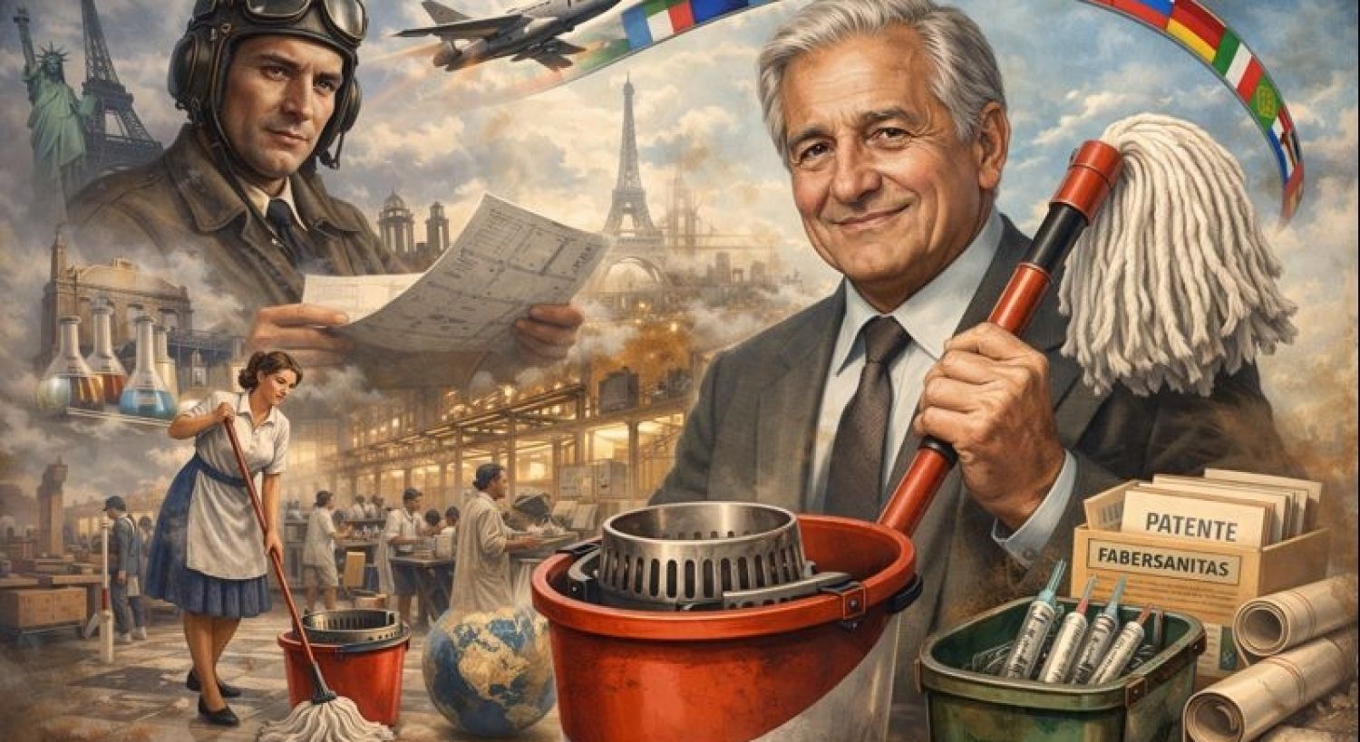 Manuel Jalón: el inventor de la  fregona que levantó a España del suelo