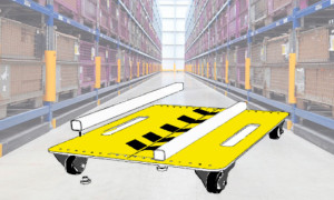 Plataforma para transporte en obra