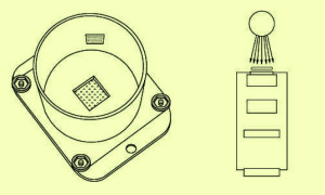 Dispositivo sensor perfeccionado, dotado de filtro para seguimiento solar