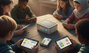 Beekee Box: un profesor en caja para enseñar sin Internet ni electricidad