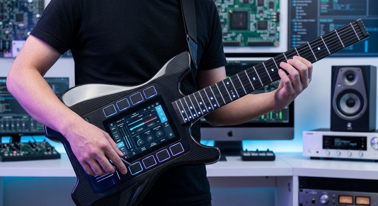 Guitarra sin cuerdas con Rhythm Stick: la innovación musical presentada en CES 