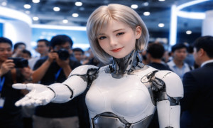 Moya deslumbra al mundo con su asombrosa capacidad de caminar sonreír y guiñar el ojo como un humano