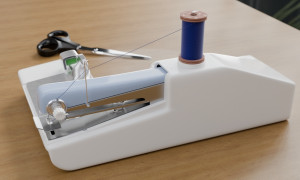 Máquina portátil multifunción para confeccionar dobladillos