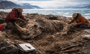Hallazgo increíble en el Ártico, un rinoceronte vivió donde hoy solo hay hielo