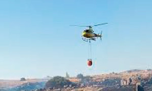 Depósito aerotransportable contra incendios