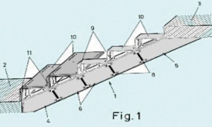 Encofrado modular para escaleras