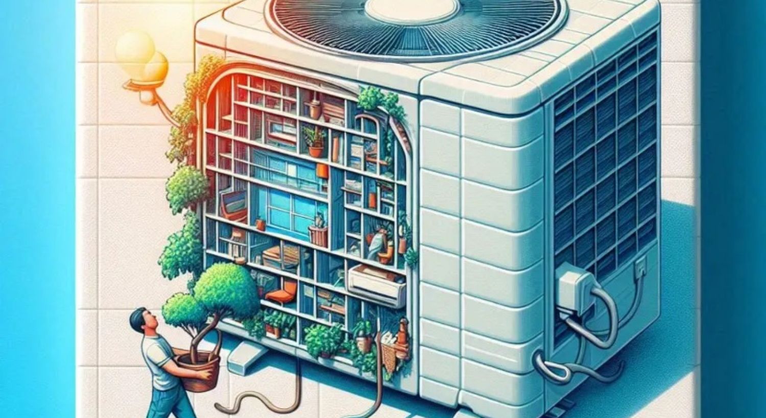  Crean un aire acondicionado que enfría el doble y consume la mitad de energía